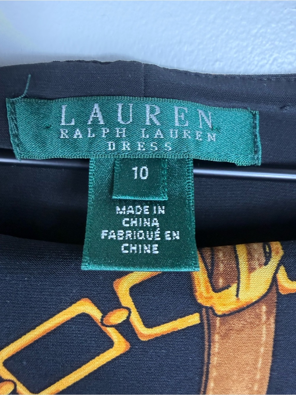 Lauren Ralph Lauren Bridle Equestrian Print Jersey Dress - Picture 6 of 7